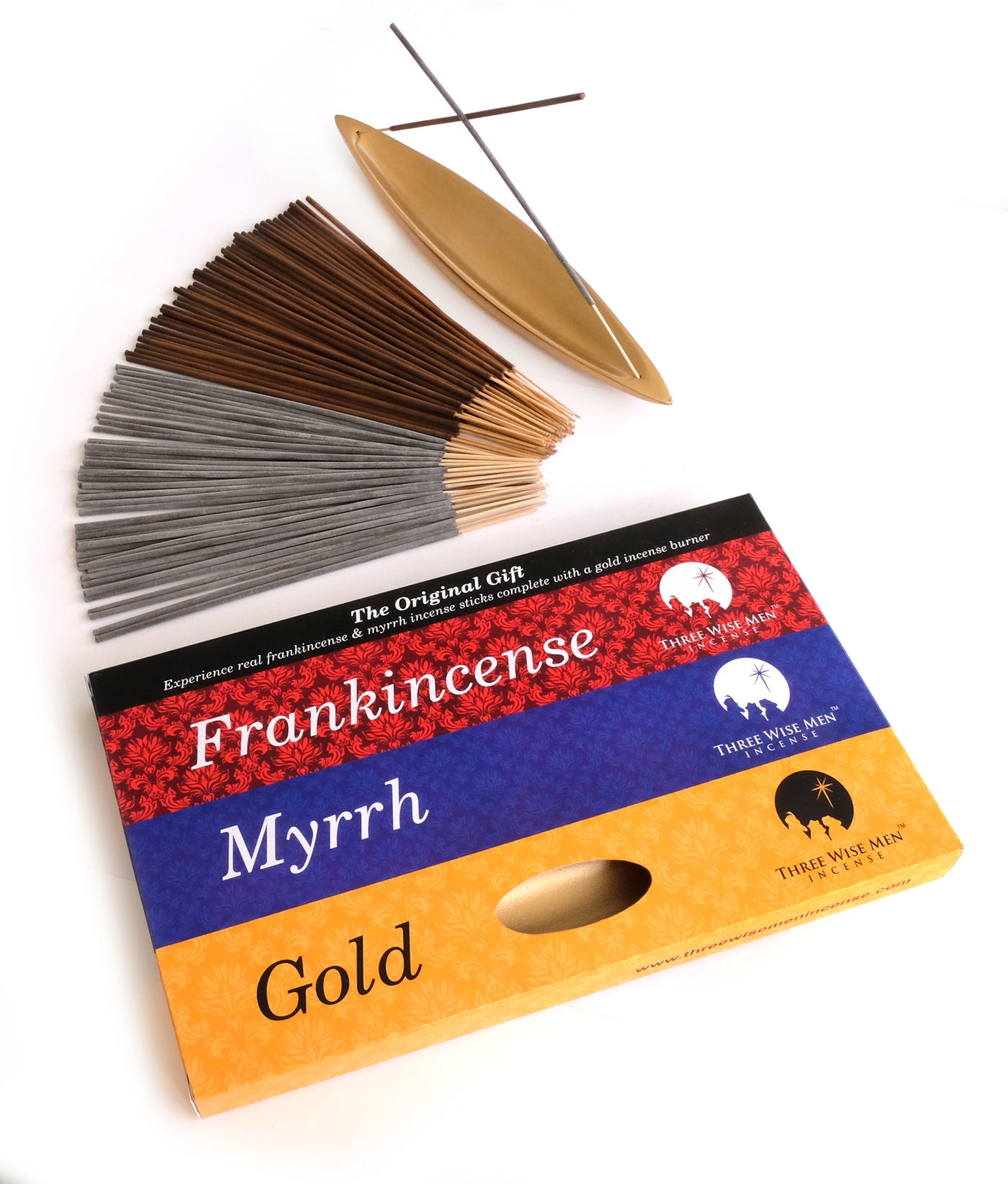 Frankincense, Myrrh & Gold The Original Gift by Three Wise Men Incense
