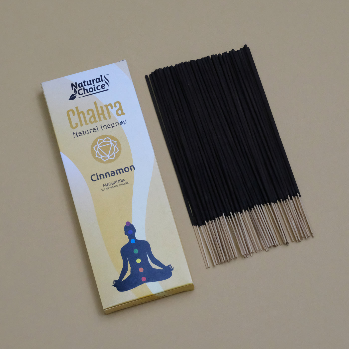 Cinnamon Incense - Solar Plexus / Manipura Chakra Incense 80 Sticks