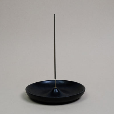 Full Moon Incense Holder (BLACK FINISH) with 30 Incense sticks