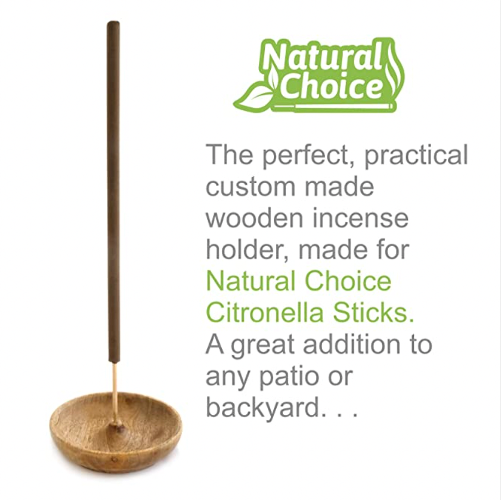 Citronella Incense Stick and Holder (14 Sticks)
